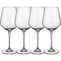 Villeroy & Boch La Divina Coupe à Bordeaux Set de 4 pièces de 25,2cm chacune 650ml