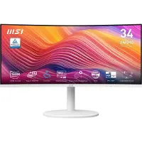 MSI Modern MD342CQPW écran plat de PC 86,4 cm (34") 3440 x 1440 pixels UltraWide Quad HD Blanc