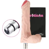 Eroticon Gode - - Réaliste - 16,5 CM - Usage vaginal et anal - Connecteur 3XLR