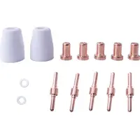 Scheppach PLC40 Set d'accessoires pour découpeuse plasma 5buses 5électrodes 2capuchons en céramique