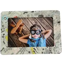 Kodak Kit de cadre magnétique photo + Pack de 5 feuilles pour imprimante jet d'encre
