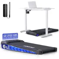 Stane - Tapis de course pliable et électrique - Tapis de course pliable avec fonction d'inclinaison de 6% - Tapis de marche - Tapis de marche pour le fitness ou le travail à domicile -
