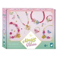 Janod Magic Fairies - Kit de bricolage de bijoux pour enfants - Bijoux en forme de papillons
