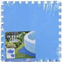 Koopman International Sol De Protection De Piscine 9 Pièces, 500x500x4mm
