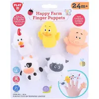 Play Fingerpuppen Bauernhoftiere, 5-tlg.