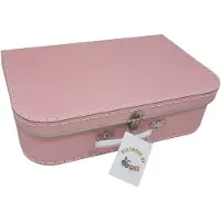 Gerkimex Set de valises en carton Playwood rose - Coffre à jouets 3 pièces