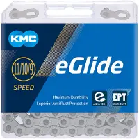 Kmc Eglide Ept Cues Chain Argenté 118 Links / 11s