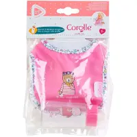 Corolle Bavoir et biberon magique pour poupée bébé