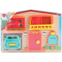 Playgo Ontgrendel en Ontdek Speelbord Hout Huis