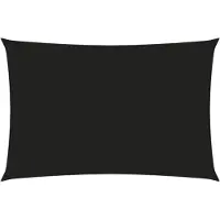 vidaXL Voile de parasol tissu oxford rectangulaire 5x7 m noir