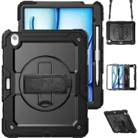 Just in Case Full Body Shockproof Case Apple Ipad Air 13 2025 / 2024 - Noir