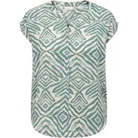 ONLY Chemisier 'CARShilla' menthe / roseau / blanc naturel