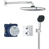 GROHE Precision Pack douche encastrée Vitalio Comfort 250 - Chromé - 34882000