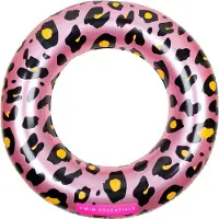 Swim Essentials Bouée Leopard 90 cm, largeur : 90 cm, longueur