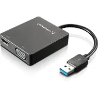 Lenovo Adaptateur Lenovo universel USB 3.0 vers VGA, HDMI - 4X90H20061