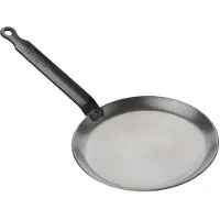 HorecaTraders Poêle à crêpes | Tôle d'acier | Ø18cm | Gaz, électrique, induction, four