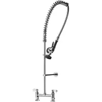 Vogue Douche de pré-rinçage flexible avec double robinet