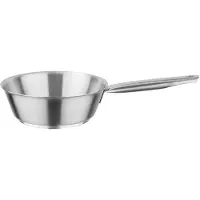 HorecaTraders sauteuse | acier inoxydable | Ø16 cm | Gaz, céramique, induction