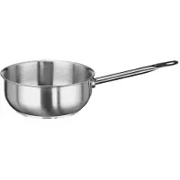 HorecaTraders sauteuse | acier inoxydable | Ø20 cm | 2,2 L | Gaz, céramique, induction