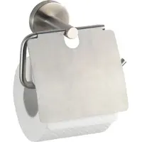 Wenko Bosio Roll Holder With Lid Argenté