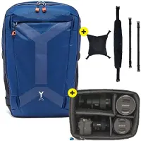 NYA-EVO Fjord 26 Adventure camera backpack Midnight Blue+ Sport Package + Removable Camera Insert Small