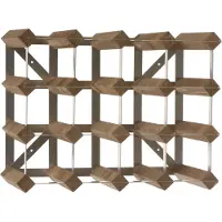 The Swedish Wine Rack Factory Rack à vin (16 bouteilles, 43 x 24 x 34 cm)
