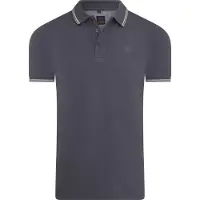 Mario Russo Polo Tipped Polo Edward homme - Gris - EU M