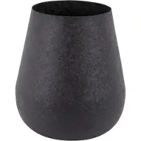 Present Time texturierte metallvase boaz
