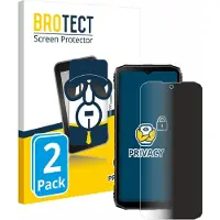 BROTECT Film anti-regards Anti-Spy Privacy Film de protection contre la lumière bleue (ZTE Blade 10 Prime), Téléphone portable : film de protection, Bleu