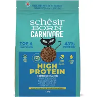 Schesir Born Carnivore Hareng et saumon – Croquettes pour chats adultes 1,25 kg