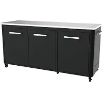 Cozze Etabli 3 portes et 6 roues avec tables de travail pliantes 180 cm