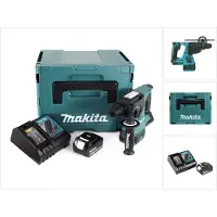 Makita DHR 242 RG1J Marteau perforateur sans fil 18V 2,0J SDS-plus Brushless + 1x batterie 6,0Ah + chargeur + Makpac
