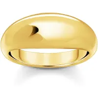 Thomas Sabo Bague 'Ring Klassisch Vergoldet' or