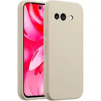 Accezz Coque Liquid Silicone pour Google Pixel 9A - Stone
