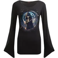 Spiral T-shirt manches longues de - Reaperette - M - XL - pour Femme - noir - Taille XL