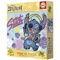 Educa Stitch 3d-lentikular-puzzle 300 pieces Rosa Rosa One Size
