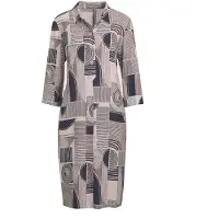 Goldner Robe-chemise gris / noir