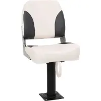 vidaXL Siège de bateau pliable 1 kit Dossier bas