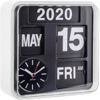 Karlsson Horloge Karlsson Mini Flip White Casing Black Dial