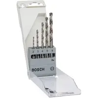 Bosch Accesorios Hss-g Hexagonal 2-6 Metal Drill Bit 5 Units Clair,Argenté