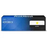 PrintAbout Toner compatible pour OKI 42918913 - Jaune