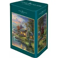 Schmidt Puzzle en boîte métallique Paradis naturel 500 pièces