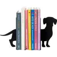Balvi Présentoir de livres en métal en forme de teckel
