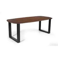 Rousseau Table à manger Tommy 220x100 cm - ovale danoise - bois de magnolia