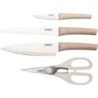 Homey's Vitt Set de cuisine 4 pièces