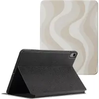 Selencia Coque tablette Vivid pour Apple iPad Air 11 pouces (2026) M4 / (2025) M3 / (2024) M2 / Air 5 (2022) / Air 4 (2020) - Desert Waves Beige