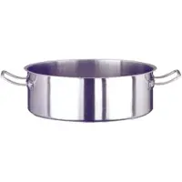 Sambonet Serie 2000 Edelstahl satiniert Bratentopf 36 cm P0030-P00006-12009-36