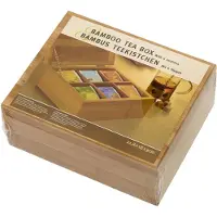 Huismerk Boîte de rangement pour sachets de thé - 6 compartiments