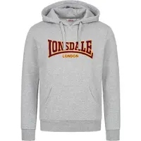 Lonsdale Sweat-shirt 'Classic' jaune / gris / noir