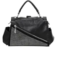 NAEMI Sacs à main noir / argent